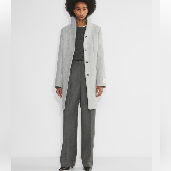 Wilfred The Cacoon Coat New-Virgin Wool, size L, Heather Light Grey - Picture 16 of 16